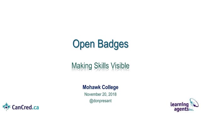 Open Badges - Making Skills Visible