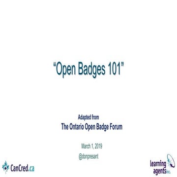 Open Badges 101