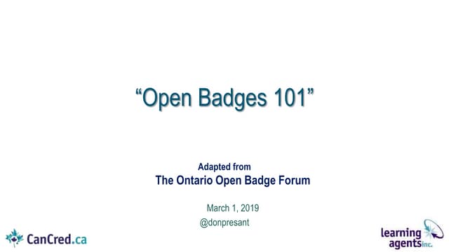 Open Badges 101