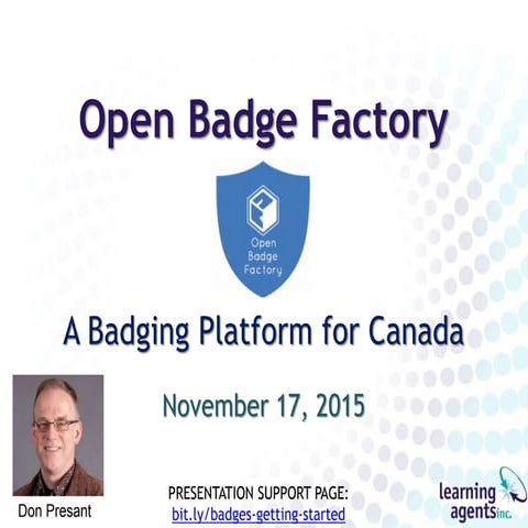 CanCred Factory: A Badging Platform for Canada
