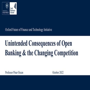 apidays London 2022 - Unintended consequences of open banking for industry co...