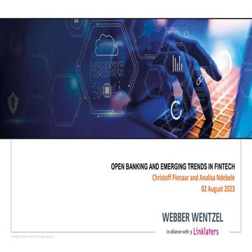 Open Banking and Emerging Trends in Fintech | PPTX