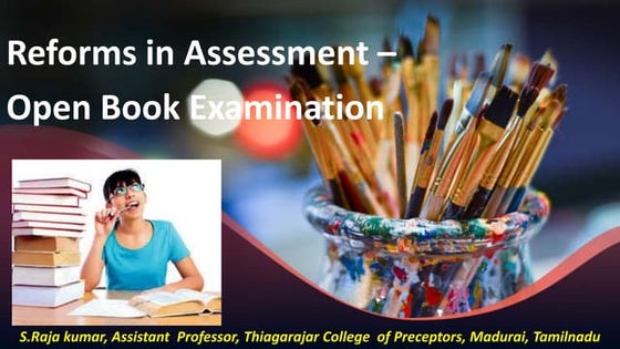 Open book examination | PPTX