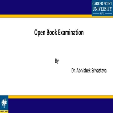 Open book examination