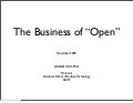 How to 오픈비즈니스 세미나 - 키노트(한상기교수)