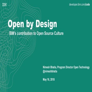 Open by Design