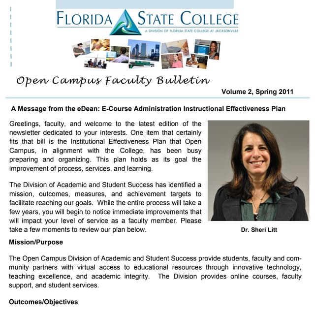 Open Campus Spring Newsletter