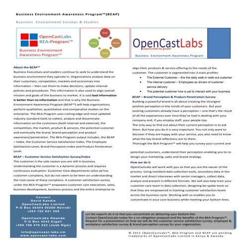 Customer Satisfaction Survey