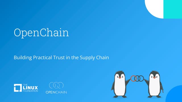 OpenChain @ OSPOlogy.live Sweden 2022