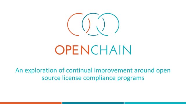 OpenChain Continual Improvement Case Studies