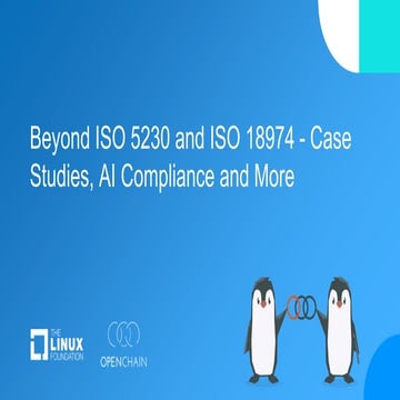 OpenChain @ LF Japan Executive Briefing - May 2024