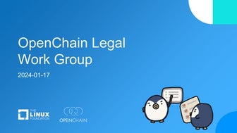 OpenChain Legal Work Group -  2024-01-17