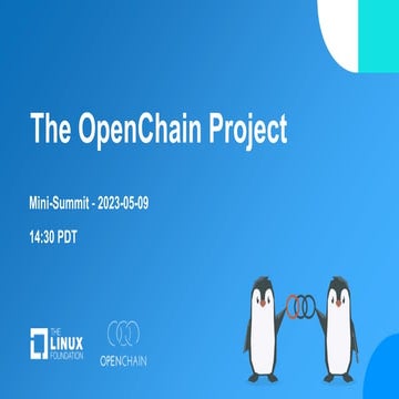 OpenChain Mini-Summit May 2023