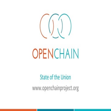OpenChain Keynote @ Third Korean Work Group Meeting