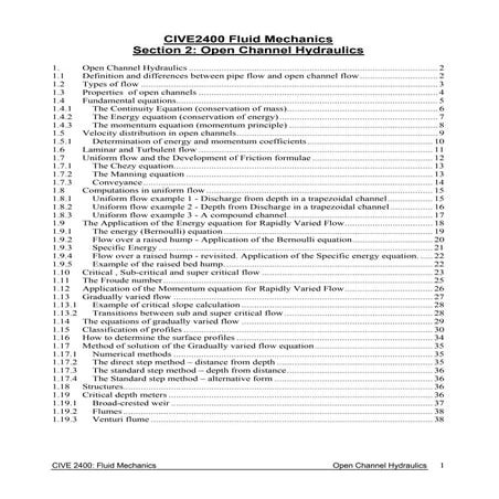 Open channelhydraulics2