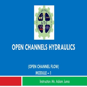 OPEN CHANNEL LEC1.pdf open channel pdf 22