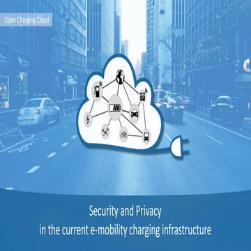 Security and Privacy in the current e-mobility charging infrastructure