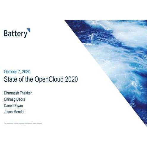 State of the OpenCloud 2020