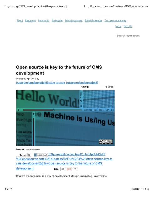 Open CMS