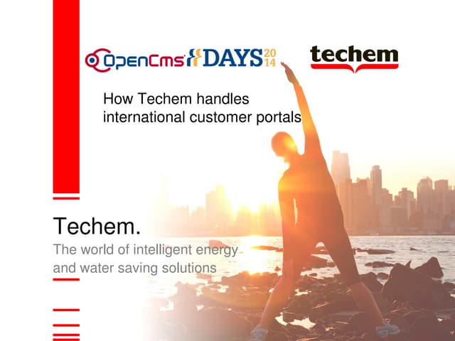 OpenCms Days 2014 - How Techem handles international customer portals