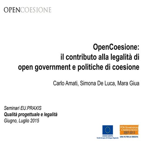 OpenCoesione: 