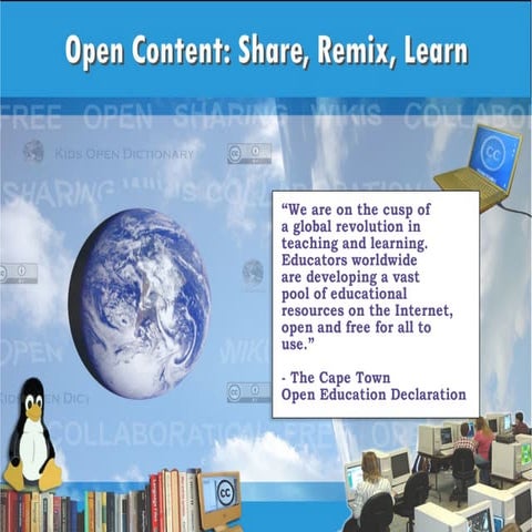 Open Content: Share, Remix, Learn