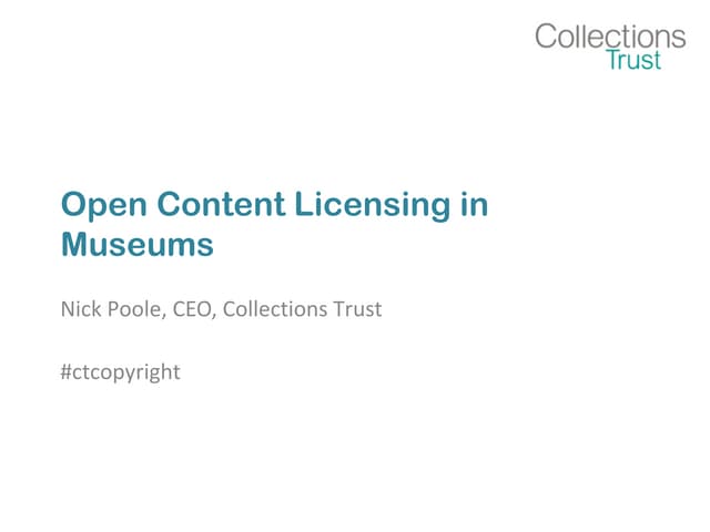 Opening up museum collections online