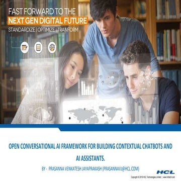 Open Conversational Ai Framework For Building Contextual Chatbots And