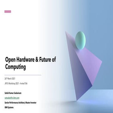 Open Hardware and Future Computing