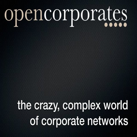 Understanding corporate networks the open data way