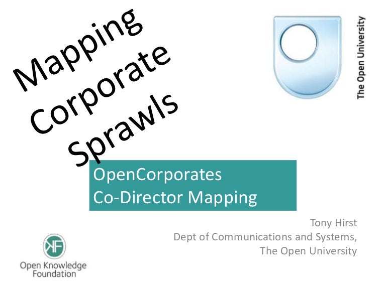 Mapping Corporate Networks With OpenCorporates