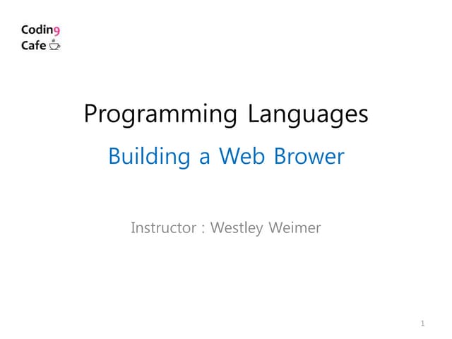 Open course(programming languages) 20150225