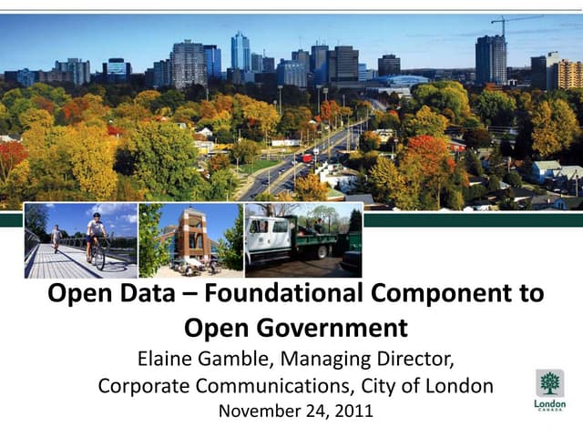 Open data  MISA_ON November 2011