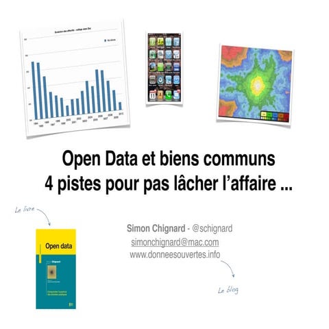 Open data et biens communs : 4 pistes à explorer