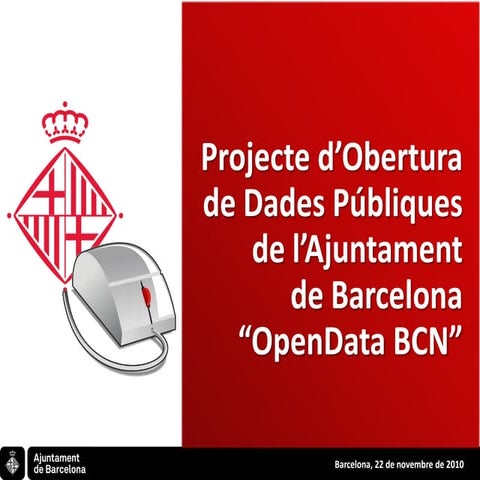 Presentació del Projecte OpenData Barcelona
