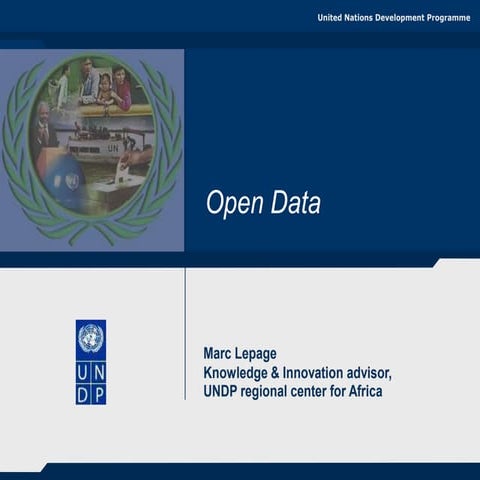 Open data for development