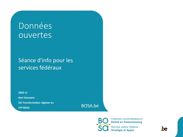 Données ouvertes