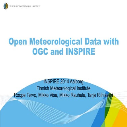 Open Data and and INSPIRE