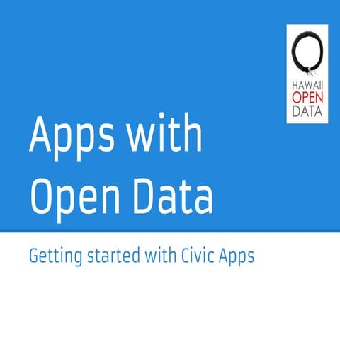 Open Data Apps