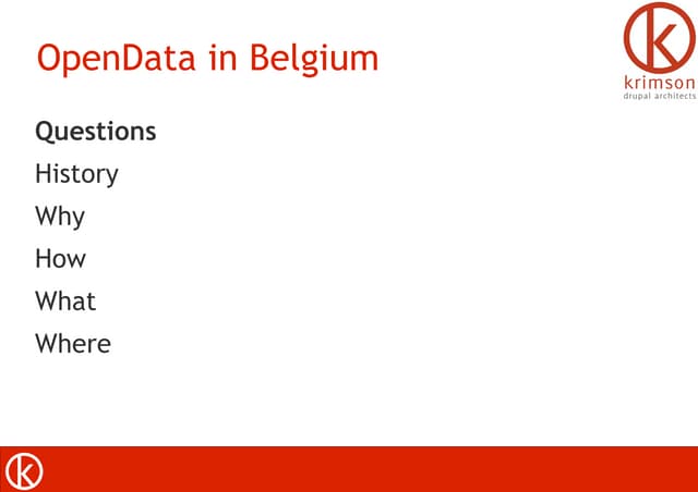OpenData belgium