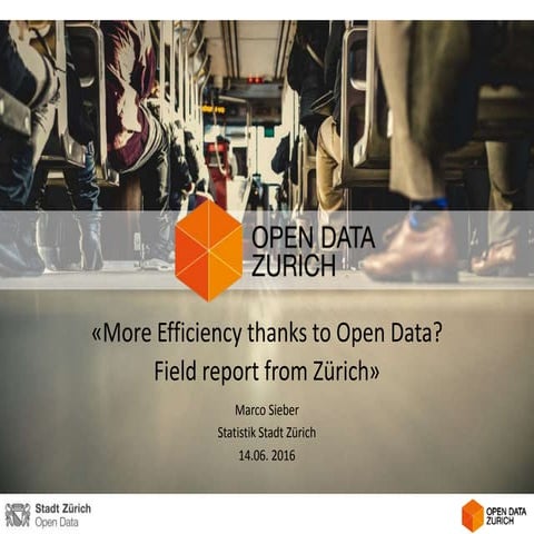 More efficiency thanks to Open Data? 