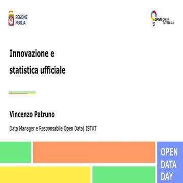 Innovazione e Statistica Ufficiale - Open Data Day 2022