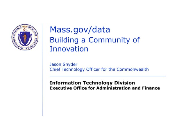 Building a Community of Innovation