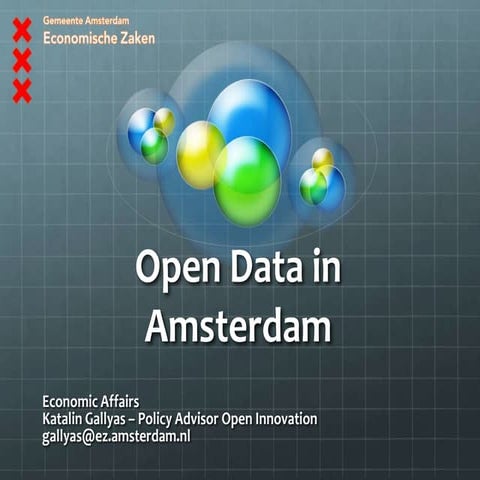 Open Data in Amsterdam