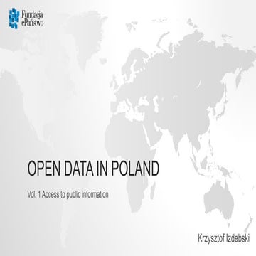 Open Data in Poland PPT