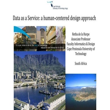 Data as a service: a human-centered design approach/Retha de la Harpe