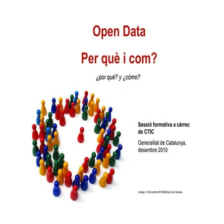 Open data, per què i com