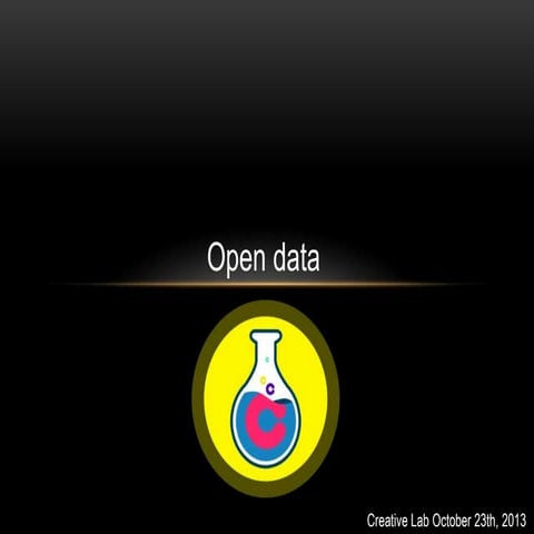 CreativeLab : Opendata presentation