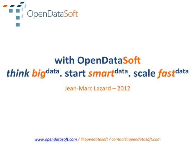 Les big data à l'heure de l'open data
