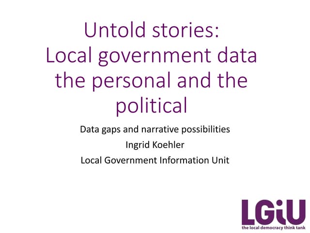 Open data stories